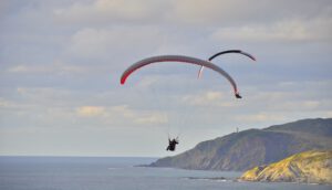 Sopelana parapente Airetik. Vuelos biplaza.